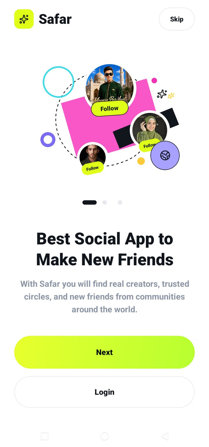 Step 03 · Best social app to make new friends
